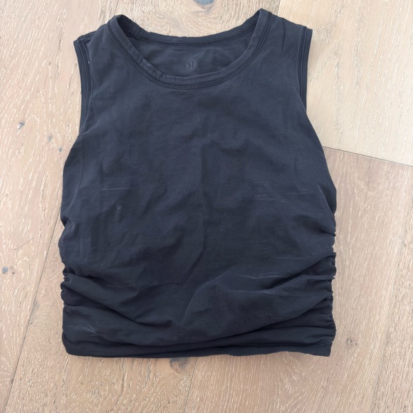 lululemon athletica Tops - lululemon athletica black ruched tank